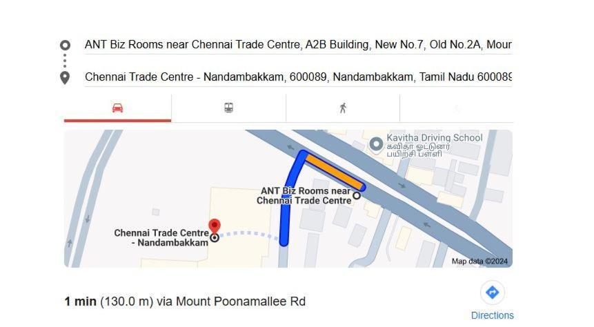 Ant Biz Rooms Near Chennai Trade Centre Kültér fotó